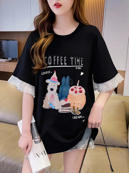 今季マストバイ 美人度アップ 大好評 好感度UP カジュアル 全4色 半袖 Tシャツ ＜F-11349＞