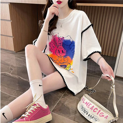 売り切れ必至 ファッション 着心地抜群 プリント 半袖 Tシャツ＜F-8336＞