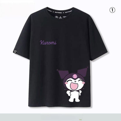 美人度アップ 着回し力抜群 売り切れ必至 全5色男女兼用 半袖Tシャツ<F-11414>