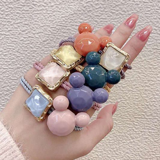 スタイリッシュ シュシュ 一目惚れ カチューシャ アクセサリー＜F-3327＞