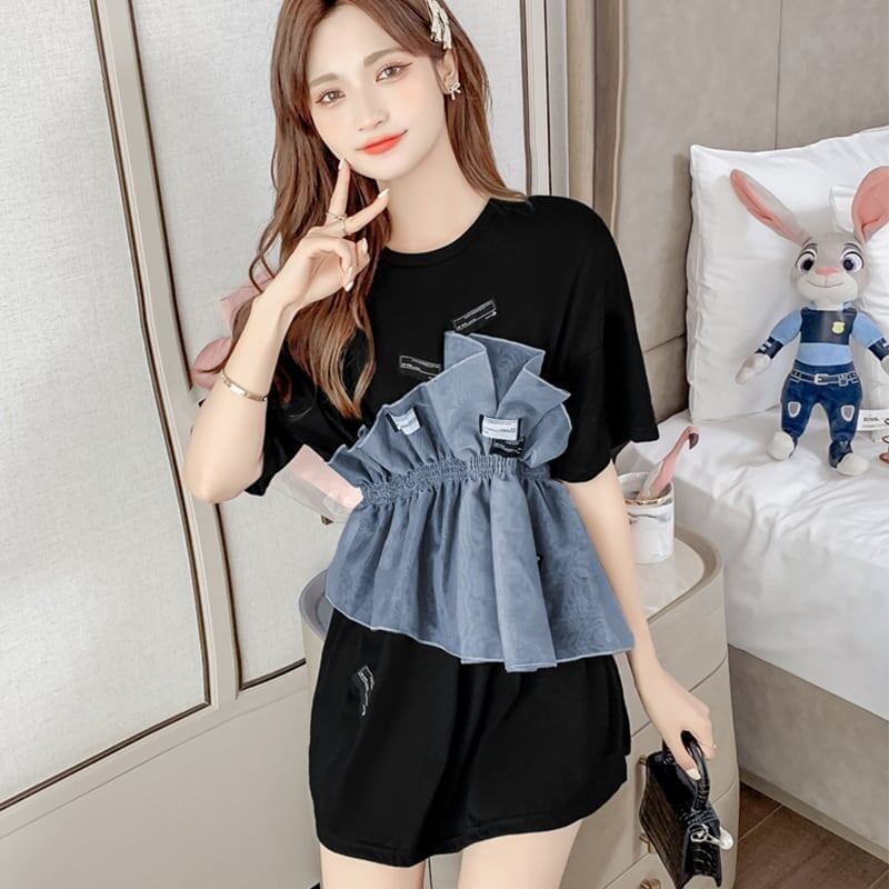 カジュアル   オシャレ度満点 カットソー＜F-3268＞