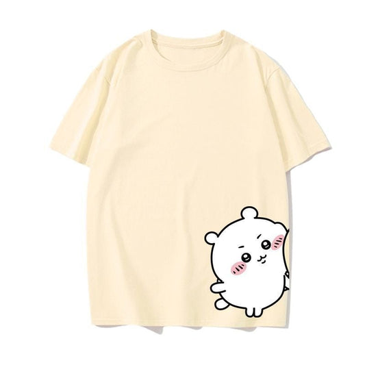 男女兼用 シンプル 着心地良い ゆったり Tシャツ F-13201