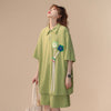期間限定 ゆったり感アップ ファッション Tシャツ＋ショートパンツ セットアップ＜F-8679＞