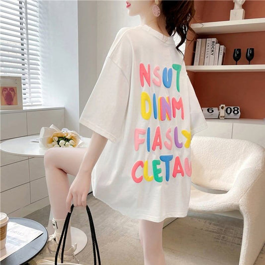 オシャレ度満点 アルファベット 一目惚れ Tシャツ カットソー＜F-3071＞