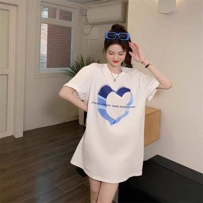売り切れ必至 カジュアル 上質 ファッション プリント 半袖Tシャツ＜F-8586＞