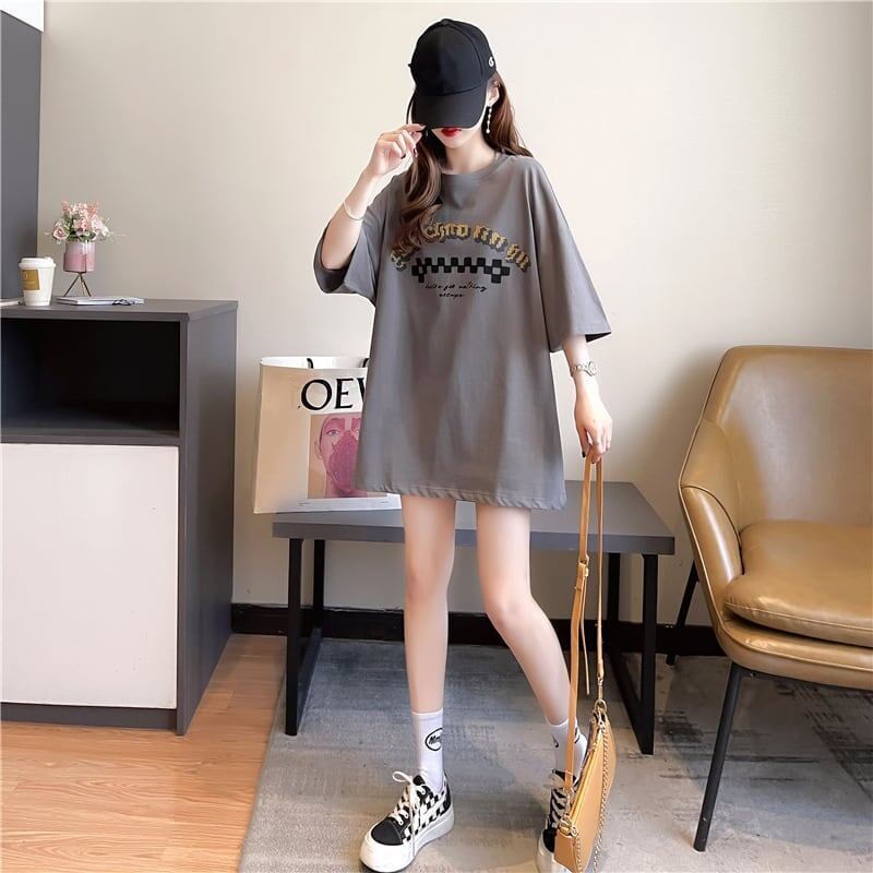 ゆったり感アップ   オシャレ度満点 Tシャツ カットソー＜F-3478＞