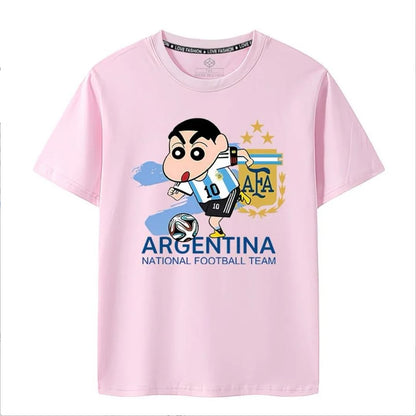 シンプル 男女兼用 着心地良い プリント Tシャツ F-13182