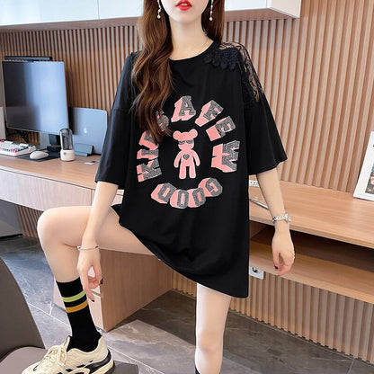 【半額！期間限定！！】美人度アップ スウィート ファッション 半袖シャツ<F-6632>