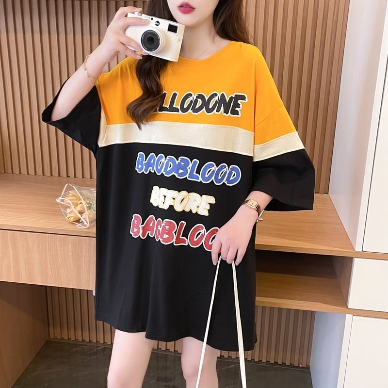 キュート 早い者勝ち 絶対流行 カジュアル 2色選択 Tシャツ<F-11134>