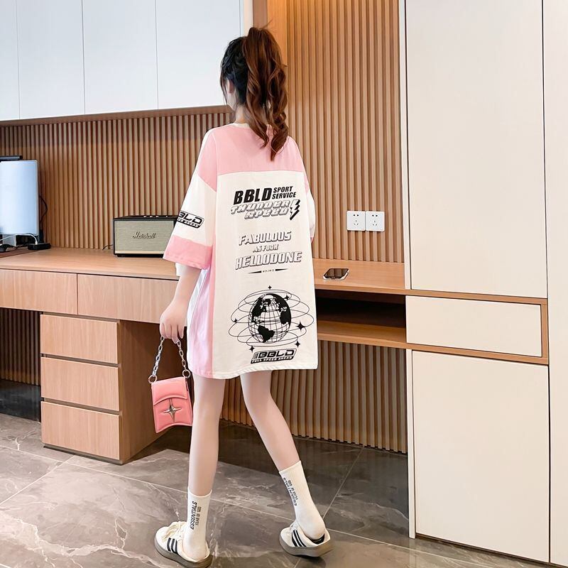 おすすめ 早い者勝ち 絶対流行 カジュアル 2色選択 Tシャツ<F-11582>