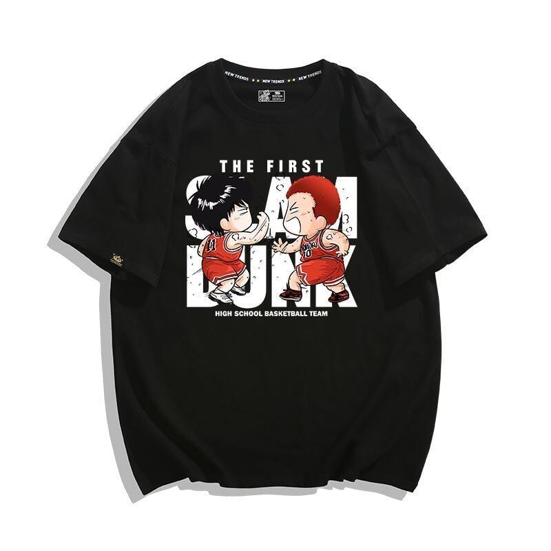 話題沸騰中   カジュアル プリント 全3色 半袖 Tシャツ 男女兼用F-8987