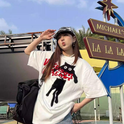 絶対流行 カジュアル 早い者勝ち 2色選択 Tシャツ<F-11106>