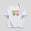 男女兼用 シンプル プリント Tシャツ F-13304