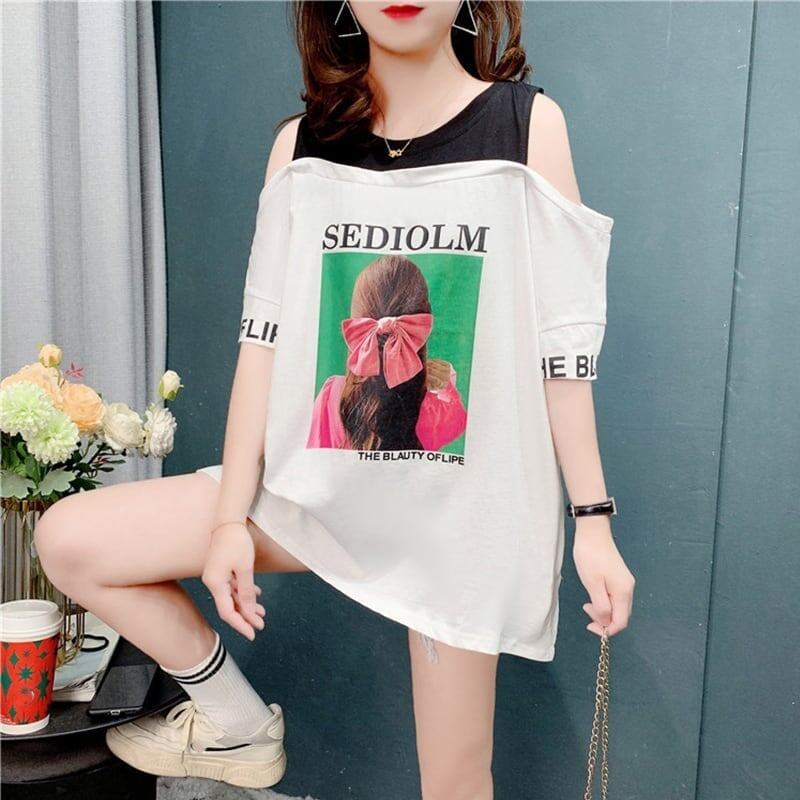 今季大好評   美感いっぱい Tシャツ カットソー＜F-3203＞