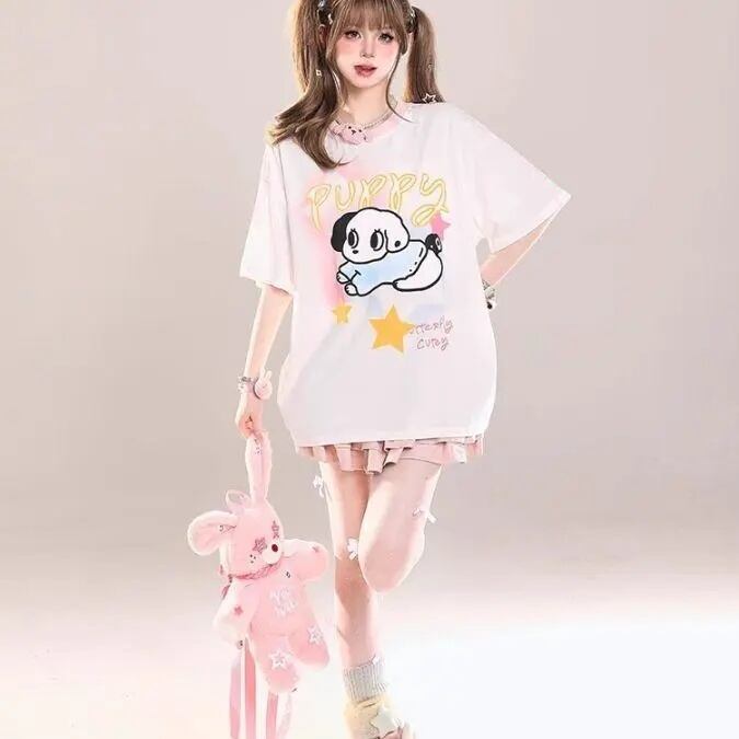 定番シンプル 絶対流行 売れ筋 早い者勝ち カジュアル 2色選択 Tシャツ<F-11462>