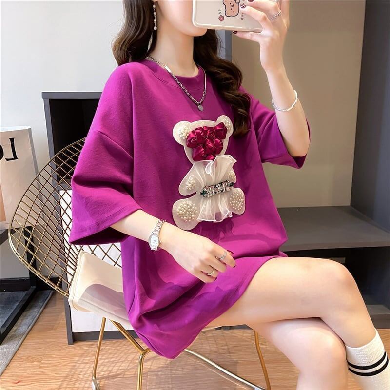 デザインセンス重工業立体パターンベアーズニューアイロンダイヤメッシュ半袖Tシャツ<F-2916>