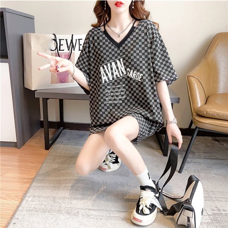 ゆったり感アップ   オシャレ度満点 Tシャツ カットソー＜F-3387＞