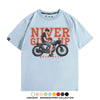 ファッション感満々 着心地良い 全8色 半袖 Tシャツ F-13139