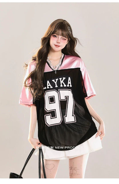 大活躍 売れ筋 話題沸騰中 絶対流行 早い者勝ち カジュアル 2色選択 Tシャツ<F-11217>