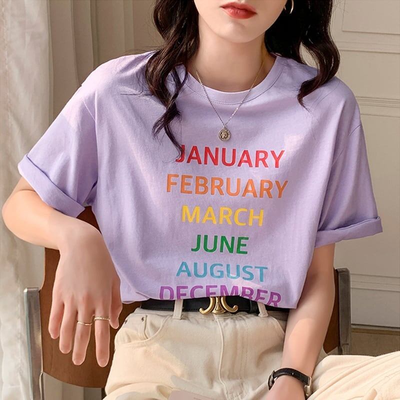 ゆったり感アップ   オシャレ度満点 Tシャツ カットソー＜F-3404＞