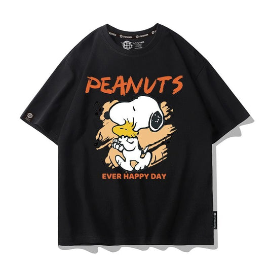 男女兼用 プリント 大人気 半袖 Tシャツ F-13282