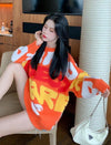 美人度アップ個性派フェミニンセーター<F-5223>