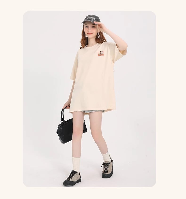 今季マストバイ 着心地良い デザイン性抜群 全4色 男女兼用 半袖 Tシャツ F-13159