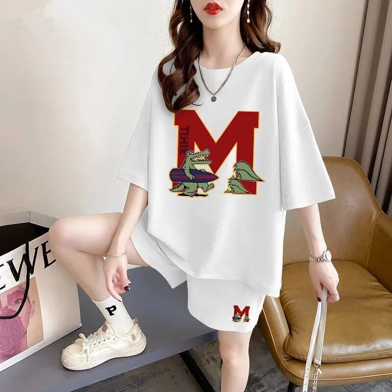 話題沸騰中 カジュアル 真夏も快適 全4色 半袖 Tシャツ ショートパンツ セットアップ ＜F-6760＞