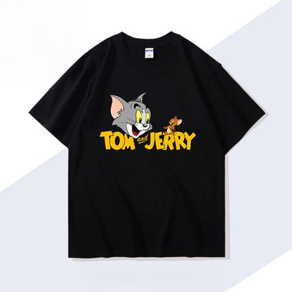 男女兼用 シンプル 着心地良い ゆったり Tシャツ F-13189