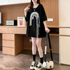 着回し力抜群 個性派 高見えデザイン 着心地良い 2色選択 半袖 Tシャツ <F-9277>