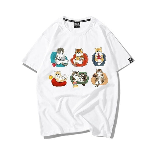 大好評 着心地良い 定番シンプル カジュアル プリント 全8色 半袖TシャツF-9314