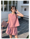 絶対欲しい ファッション カジュアル シャツ＋ショートパンツ セットアップ＜F-12166＞