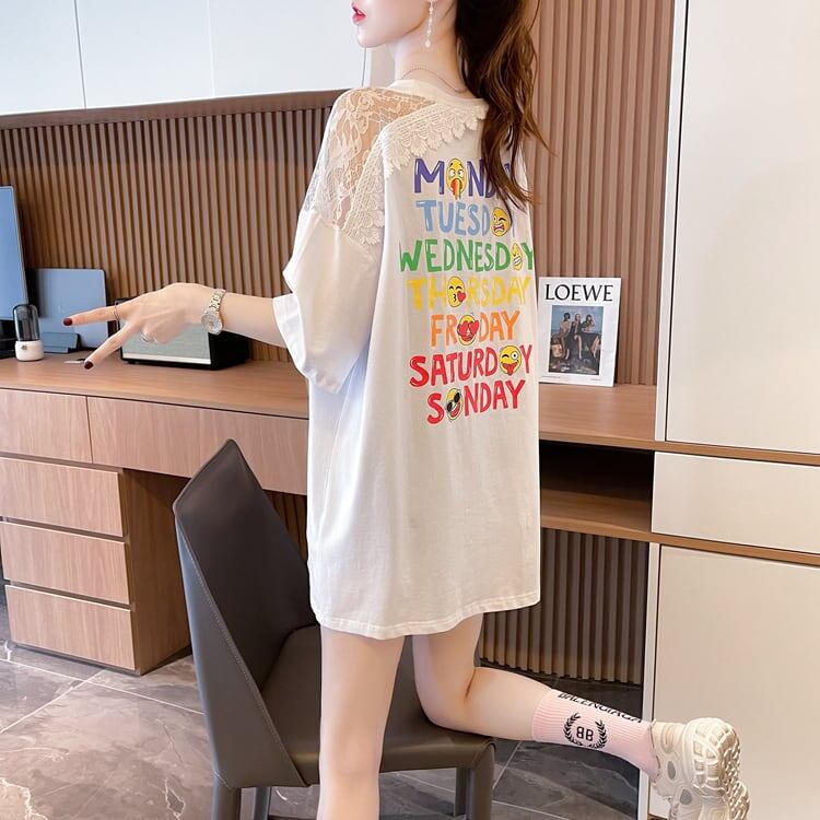 【半額！期間限定！！】美人度アップ スウィート ファッション 半袖シャツ<F-6632>