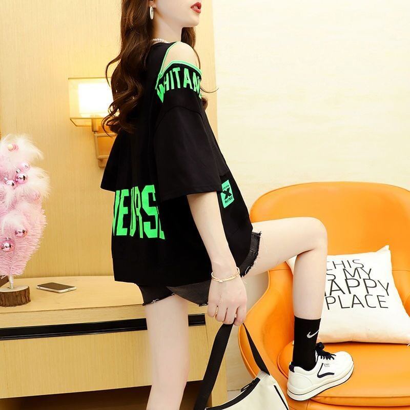 今季マストバイ プリント全3色 アバンギャルド 半袖Tシャツ＜F-8167＞