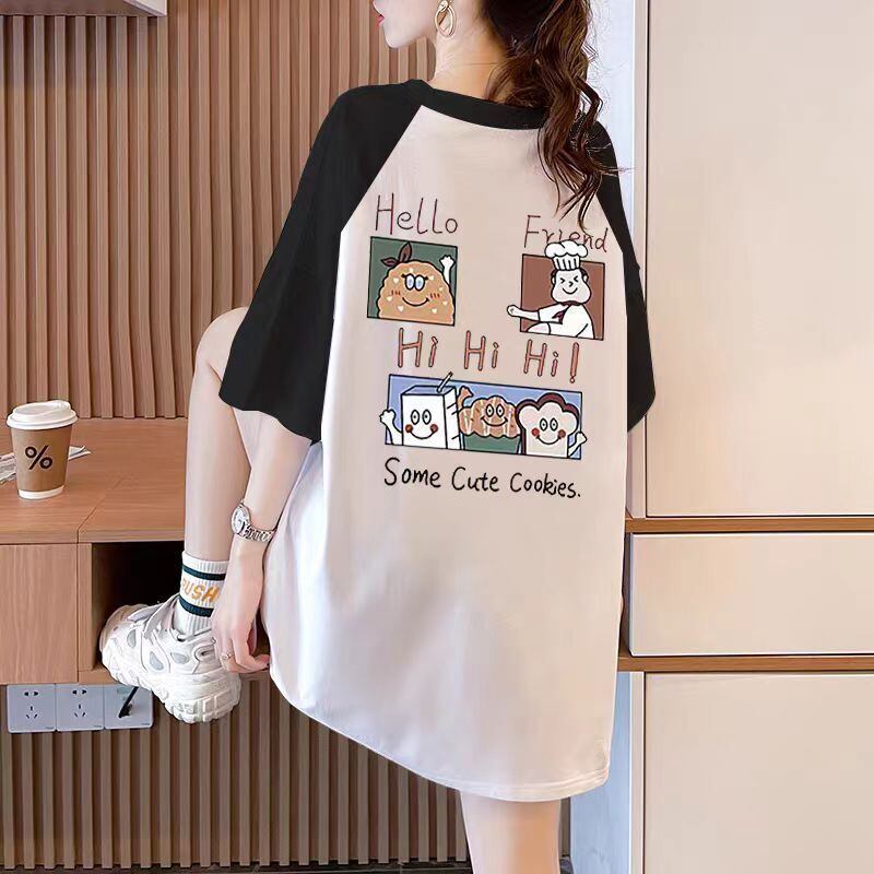 話題沸騰中 プリント 4色選択可 Tシャツ カットソー＜F-8276＞