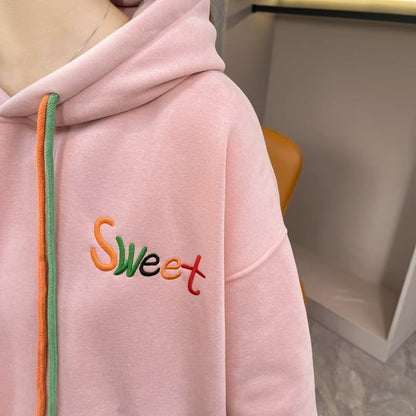 おしゃれ度アップ   ゆったりフード付きパーカ全2色