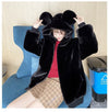 大人可愛いもこもこボアパーカー全3色トップス<F-4431>