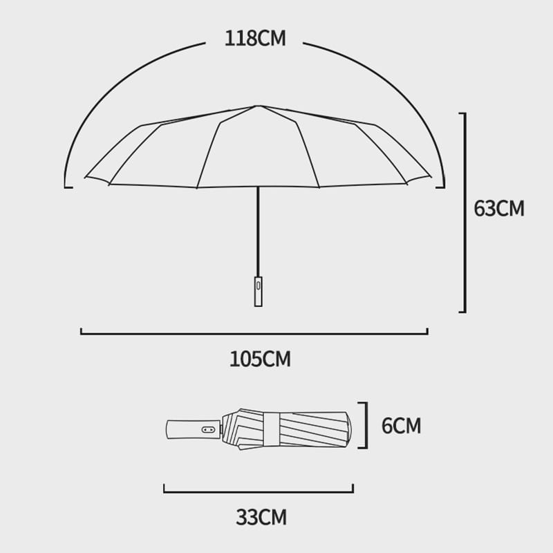 シンプル   ファッション 紫外線防止晴雨兼用 日傘＜F-3427＞
