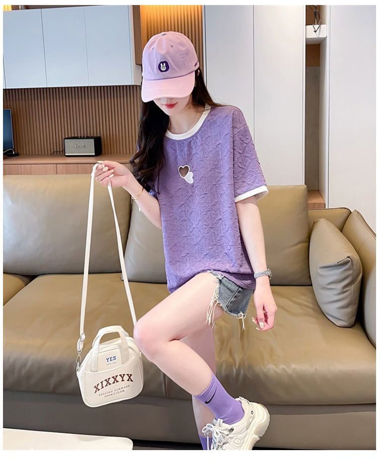 売り切れ必至 ファッション カジュアル 全3色 半袖Tシャツ<F-8507>