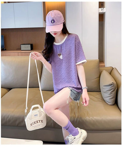 売り切れ必至 ファッション カジュアル 全3色 半袖Tシャツ<F-8507>