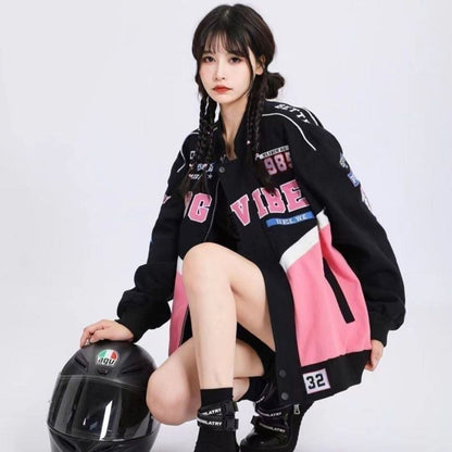 好感度100％ 着せ ファッション 英字ロゴ男女兼用 ジャケット F-10132