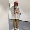 ルーズ   オシャレ度満点 Tシャツ カットソー＜F-3459＞