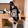 新作 特別デザイン アバンギャルド プリント全3色 半袖Tシャツ カットソー ＜F-8605＞