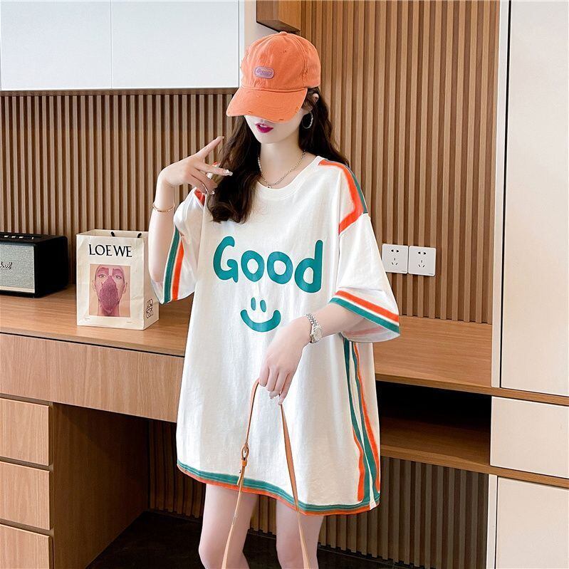 期間限定 プリント全2色 カジュアル 半袖Tシャツ カットソー ＜F-8603＞