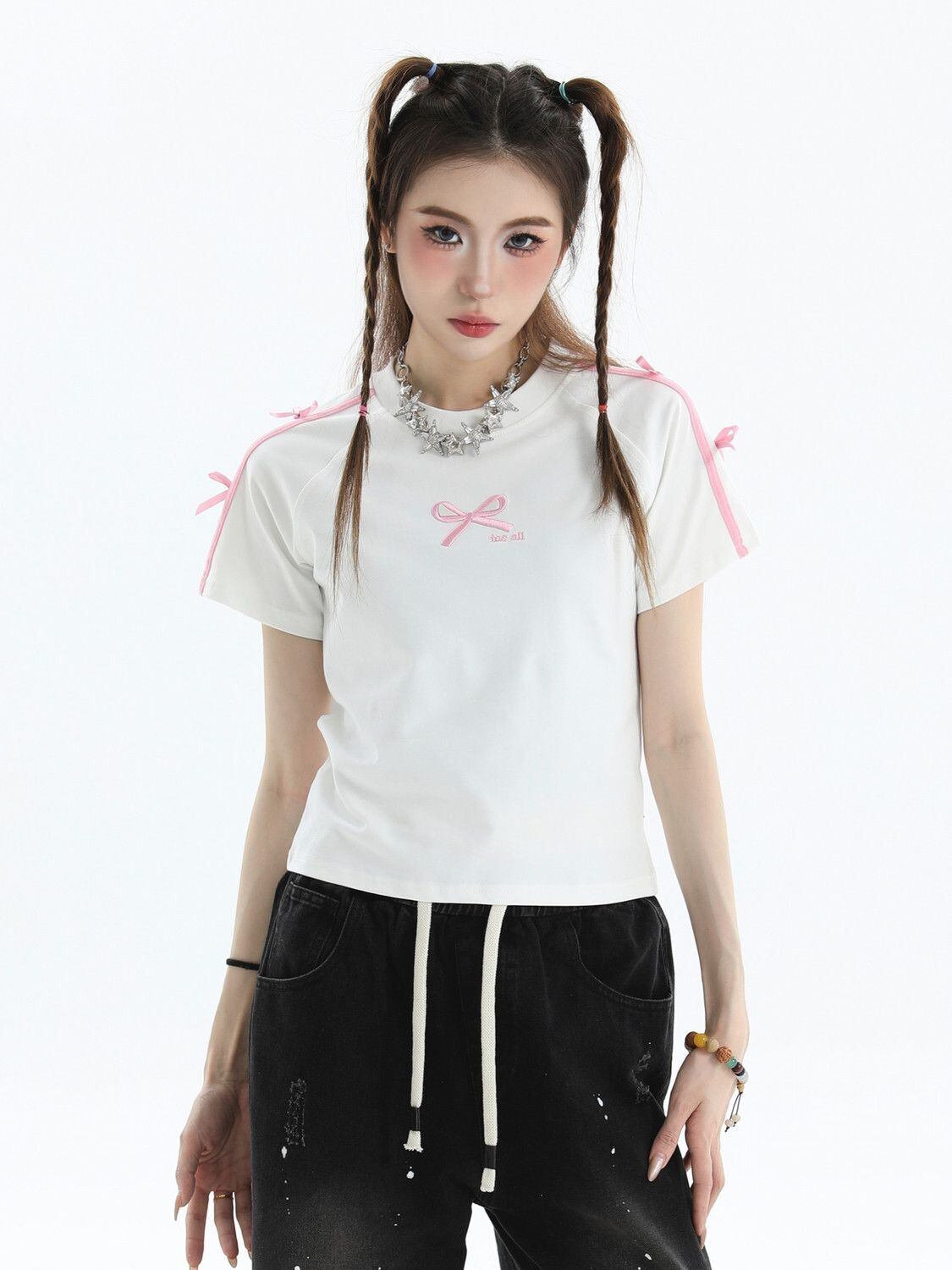 話題沸騰中 着回し力抜群 人気上昇中 カジュアル 全4色 カップル 半袖TシャツF-9164