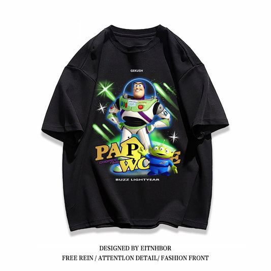 男女兼用 快適 ファッション 半袖 Tシャツ F-13277