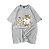大好評 キュート 人気上昇中 着心地良い カジュアル プリント 全8色 半袖Tシャツ<F-9340>