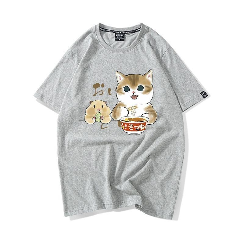 大好評 キュート 人気上昇中 着心地良い カジュアル プリント 全8色 半袖Tシャツ<F-9340>
