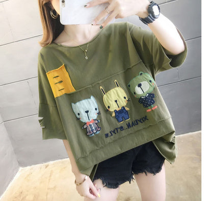 絶対欲しい   個性派 半袖Tシャツ 全3色 ＜F-4949＞