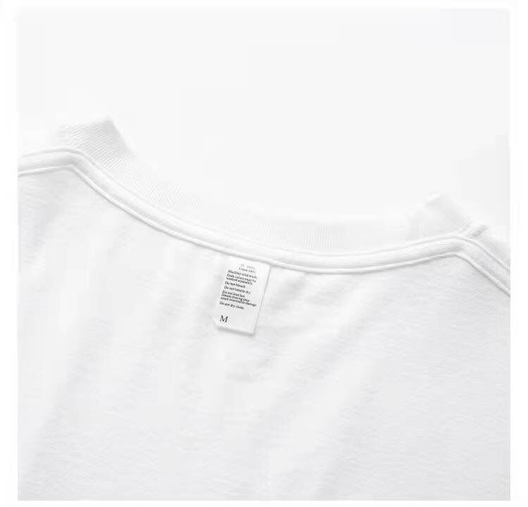 定番シンプル ルーズ カジュアル プリント全5色 半袖TシャツF-8763